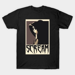 Scream Pop Art Style T-Shirt